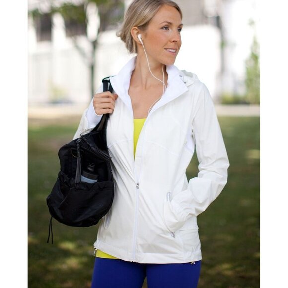 lululemon athletica Jackets & Blazers - LULULEMON Puddle Jumper Jacket in‎ White